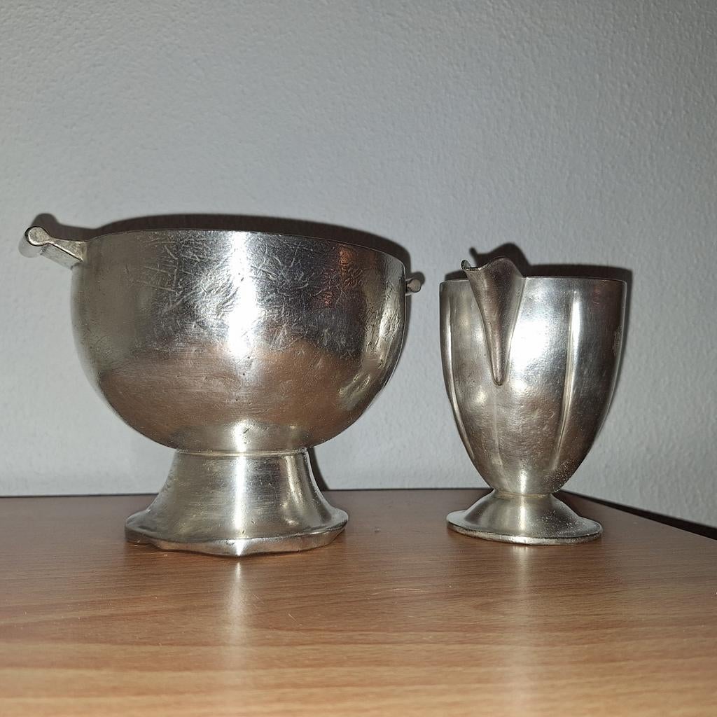 Gero Hollandia verzilverde kan bowl Amstel Hotel Amsterdam, Antiek en Kunst, Ophalen