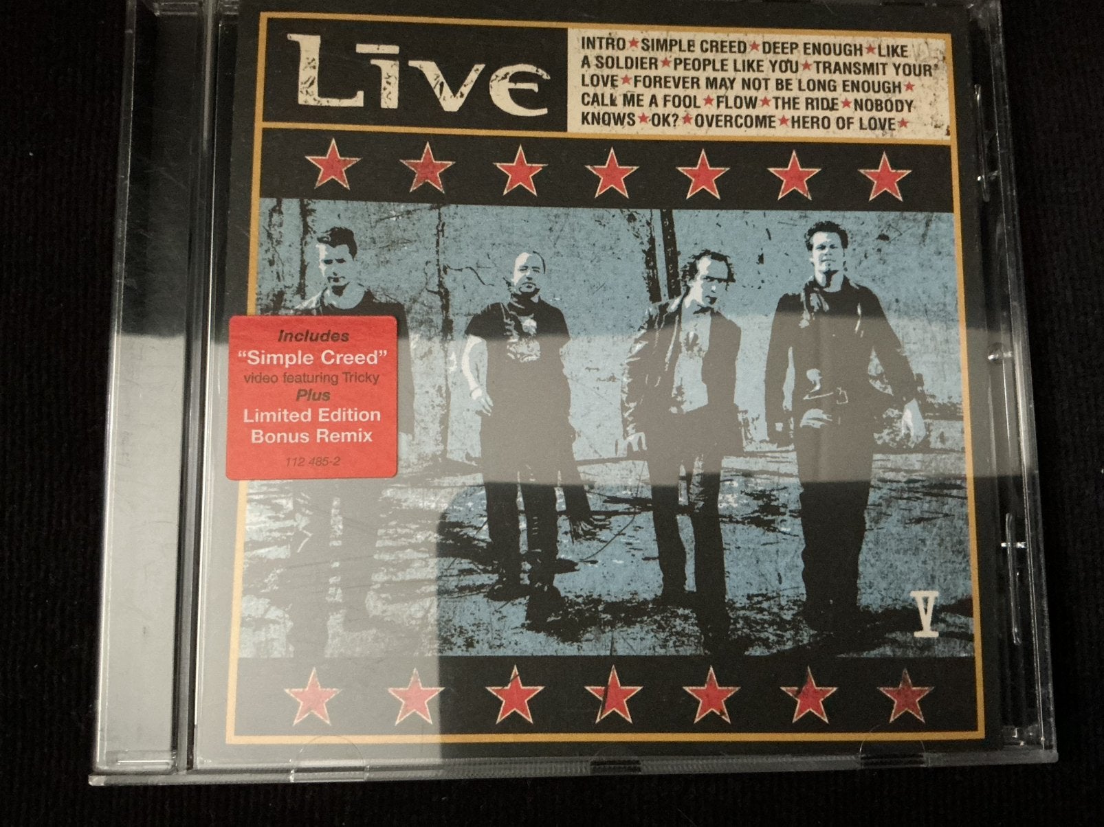 Live, V cd, Ophalen of Verzenden, Zo goed als nieuw, Poprock