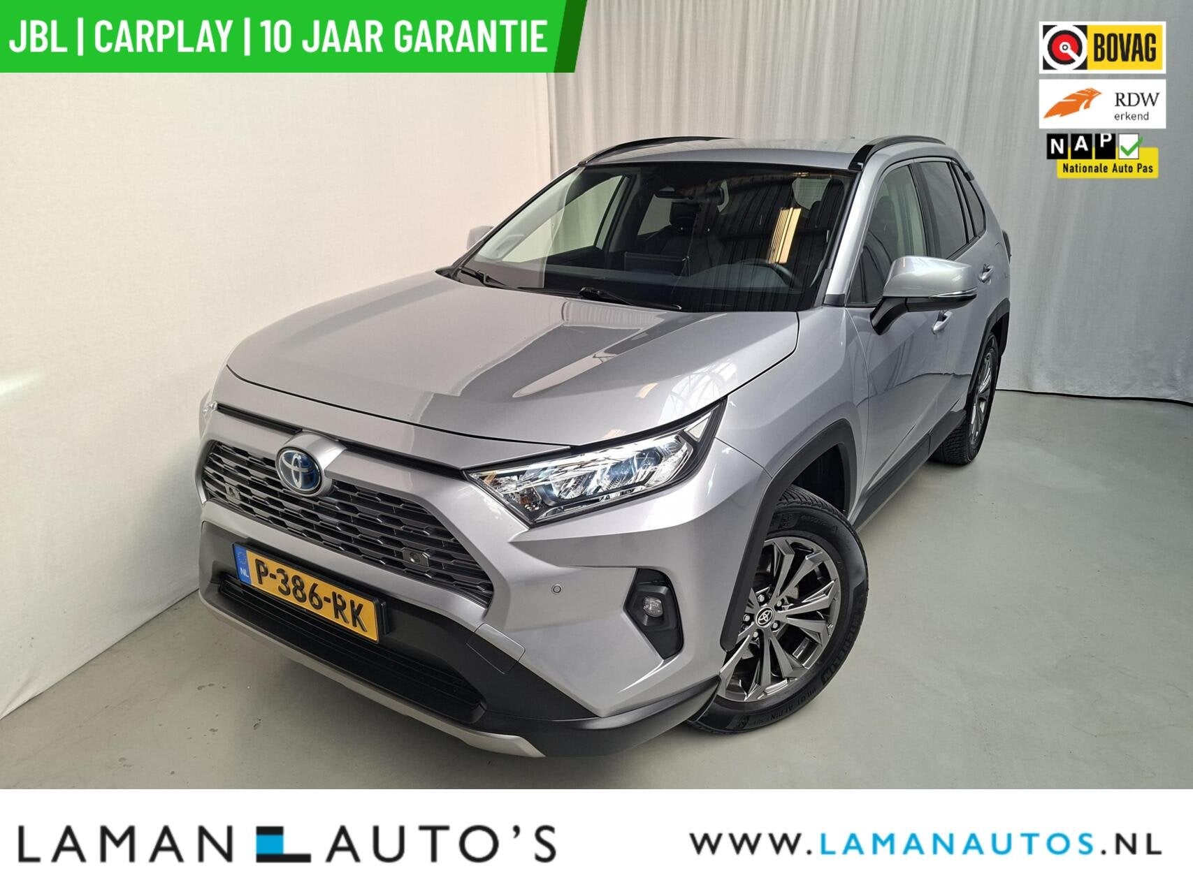Toyota RAV4 2.5 Hybrid 218pk Business Plus | Trekhaak JBL Ca, Auto's, Gebruikt, 4 cilinders, Bedrijf, Hybride Elektrisch/Benzine