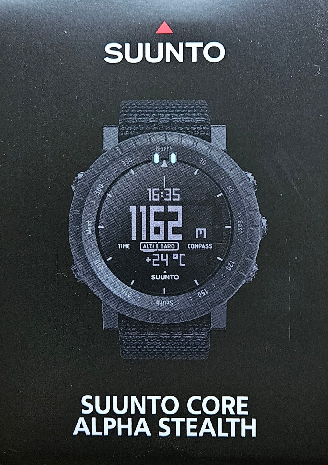 Suunto Core Alpha Stealth Outdoor Horloge, Ophalen, Zo goed als nieuw, Suunto