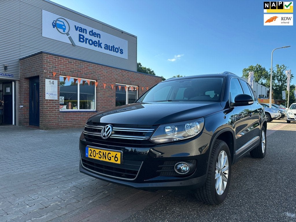 Volkswagen Tiguan 1.4 TSI Sport&Style vol opties/PDC V-A/cli, Auto's, Volkswagen, Voorwielaandrijving, Euro 5, 15 km/l, Gebruikt