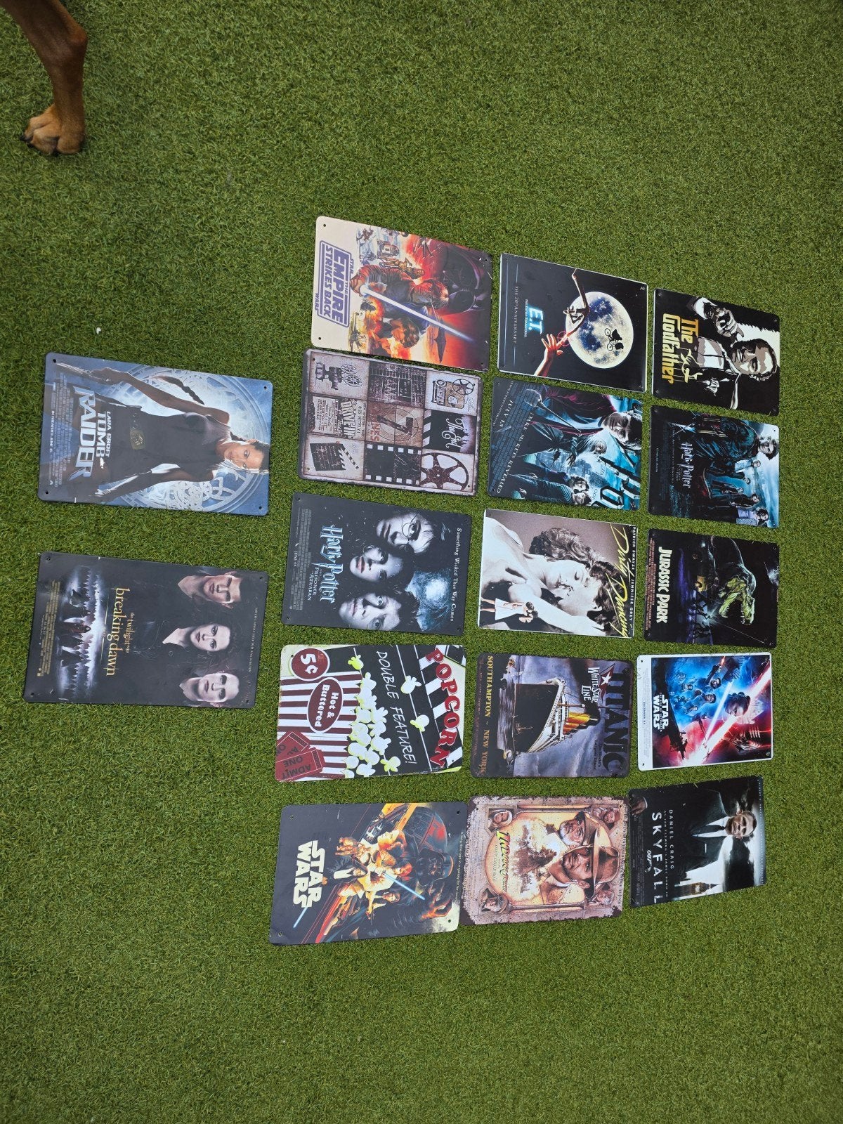 Metalen film/serie borden - Diverse titels, Verzamelen, Ophalen, Zo goed als nieuw, Film