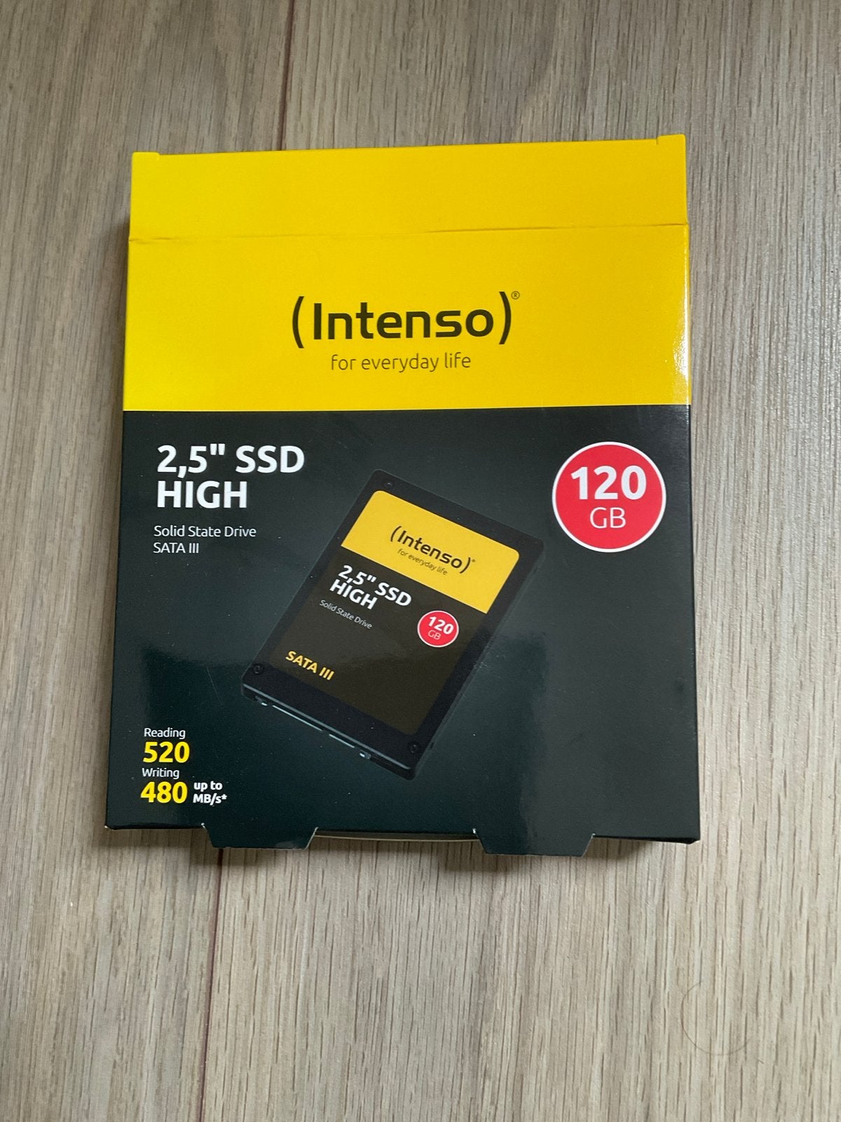 Intenso 2.5" SSD HIGH 120GB SATA III - Nieuw in doos, Ophalen, Intern, Server, Nieuw