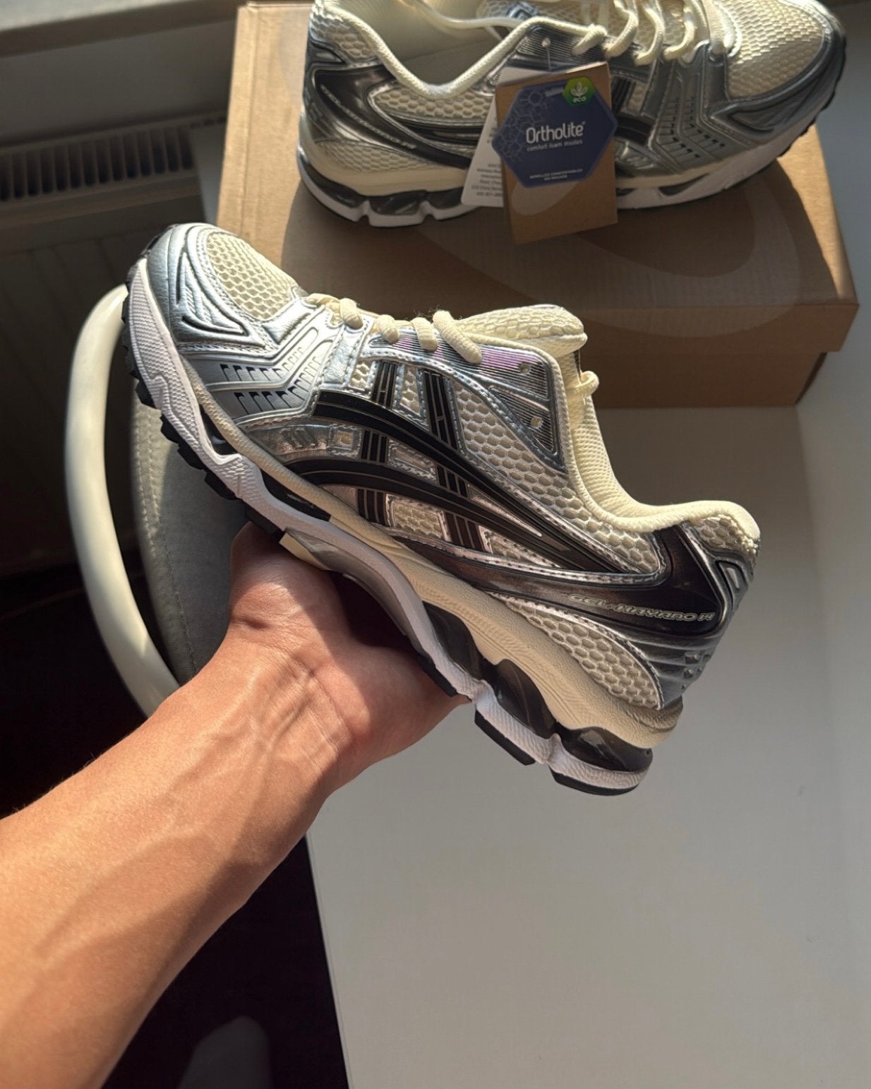 Asics gel kayano 14 metallic plum, Overige kleuren, Ophalen of Verzenden, Sneakers of Gympen, Zo goed als nieuw