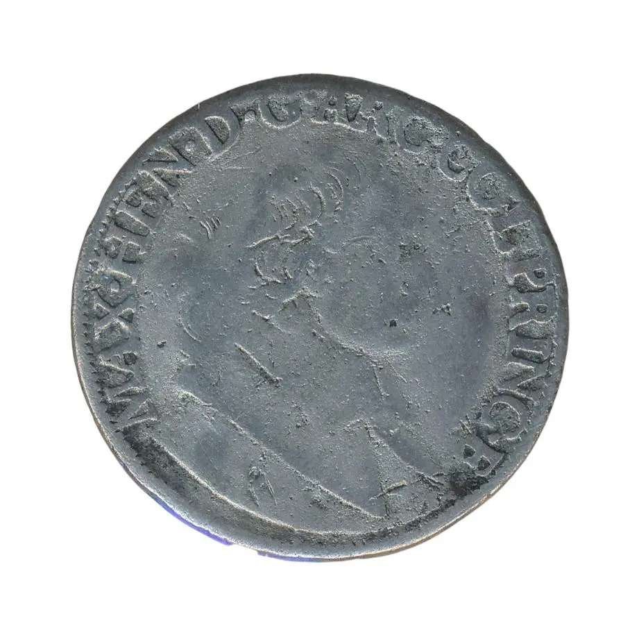 Luik (België) 1 Patagon 1674, Zilver, Euro's, Ophalen of Verzenden, Koningin Wilhelmina