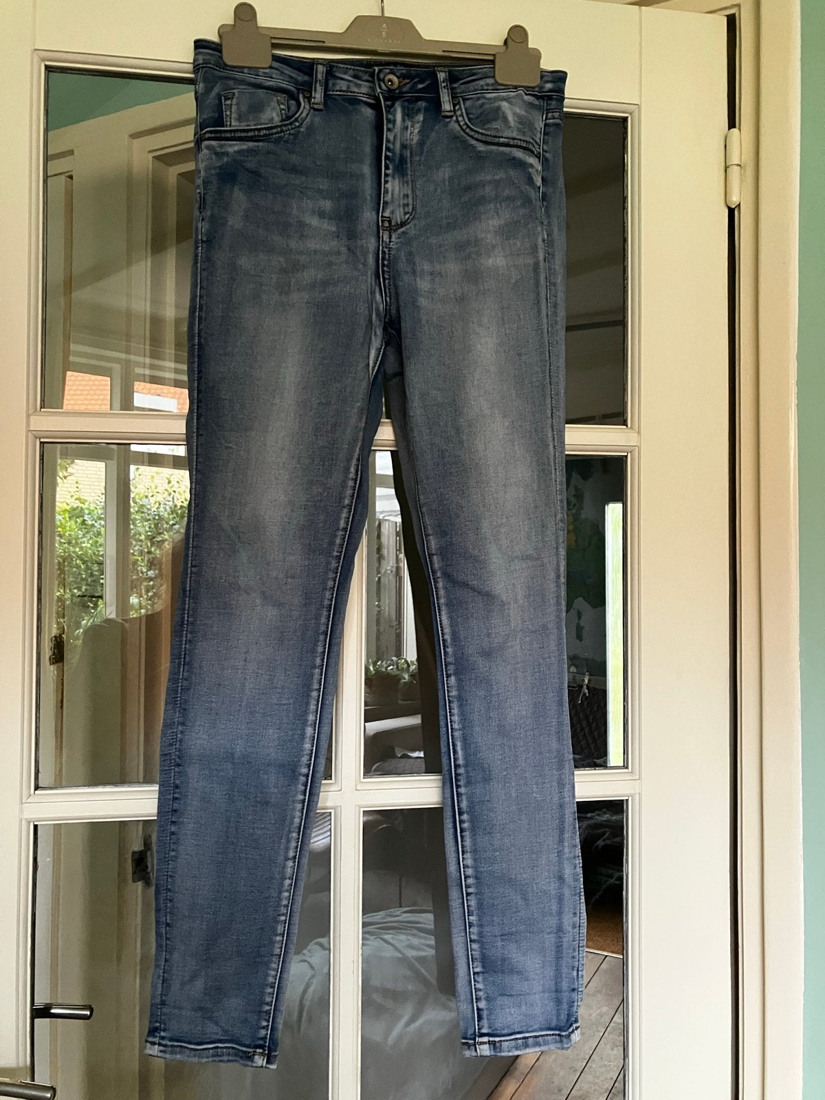 Blauwe spijkerbroek. Jeans. maat M. Toxik 3., Ophalen of Verzenden, Zo goed als nieuw, Blauw, W30 - W32 (confectie 38/40)