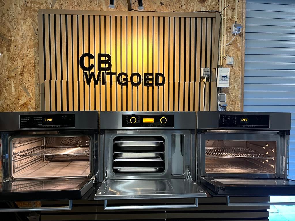 Luxe miele set combi oven magnetron solo oven en stoomoven, Ophalen, Refurbished, Oven met grill, Inbouw