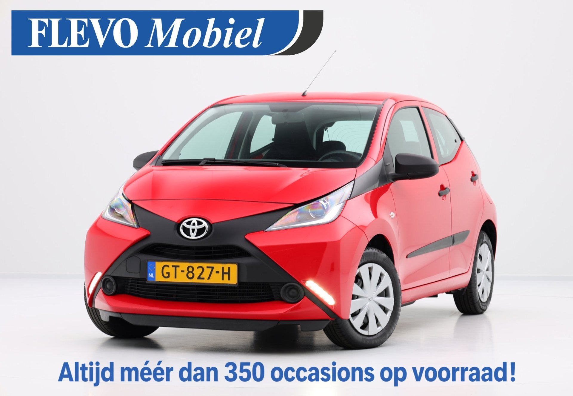 Toyota Aygo 1.0 VVT-i x 5-drs *6.317km!* 1e eigenaar, Auto's, Voorwielaandrijving, Dealer onderhouden, Stof, Gebruikt
