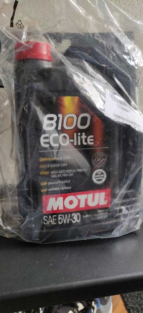 Motul Engine Oil Capacity 5l | 5W-30 | 8100 | Eco Lite, Ophalen of Verzenden, Nieuw, Overige automerken