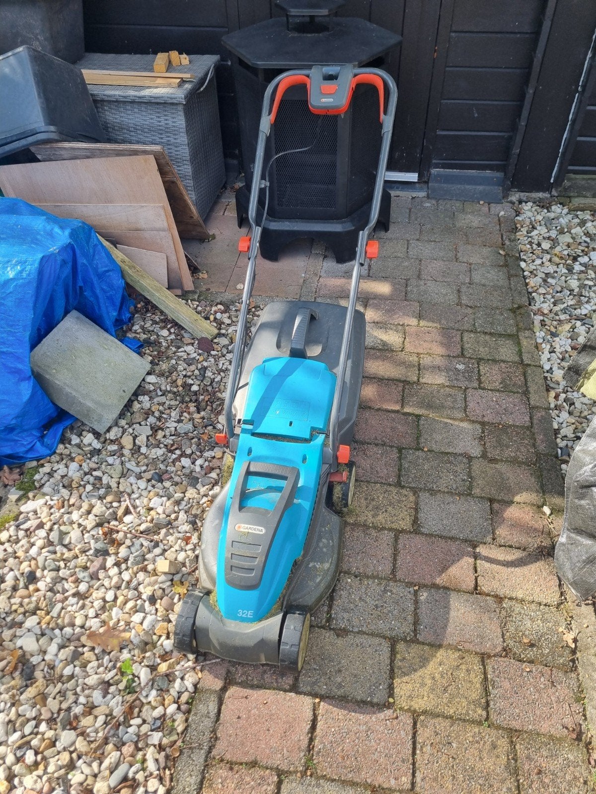 Gardena grasmaaier 32E - Goed werkend, Ophalen, Cirkelmaaier, Gebruikt, Elektrische grasmaaier