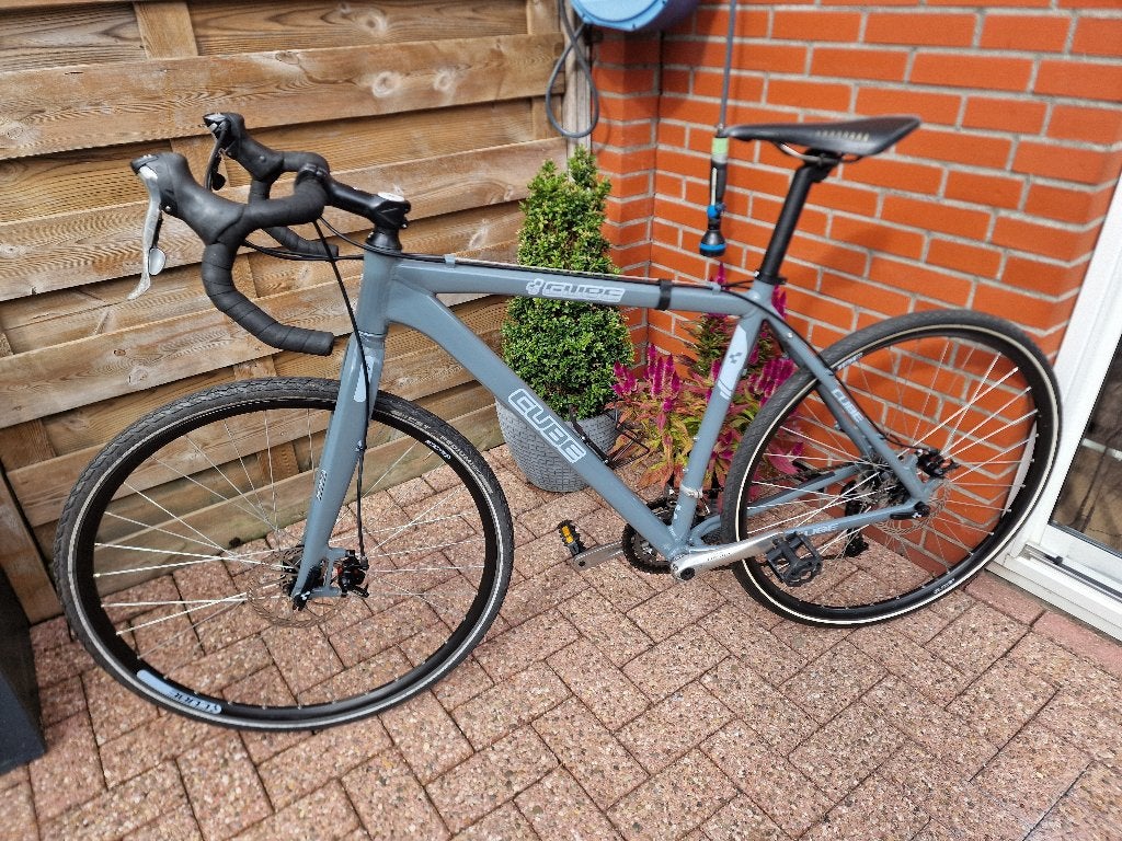 Cube gravelbike 55 cm, Fietsen en Brommers, 28 inch, Aluminium, Zo goed als nieuw, 15 tot 20 versnellingen