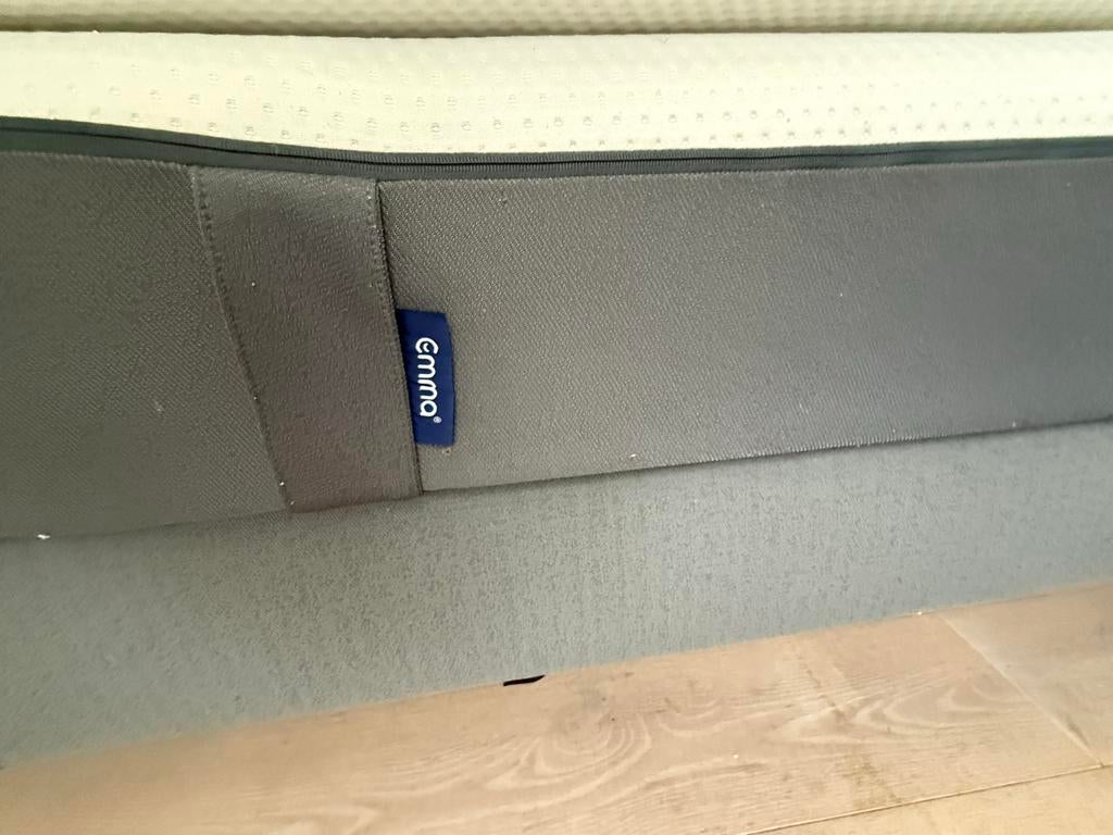 Emma Sleep Boxsprings (180x200 & 120x200) met topper en hoof, Ophalen, Gebruikt, Tweepersoons, Overige maten