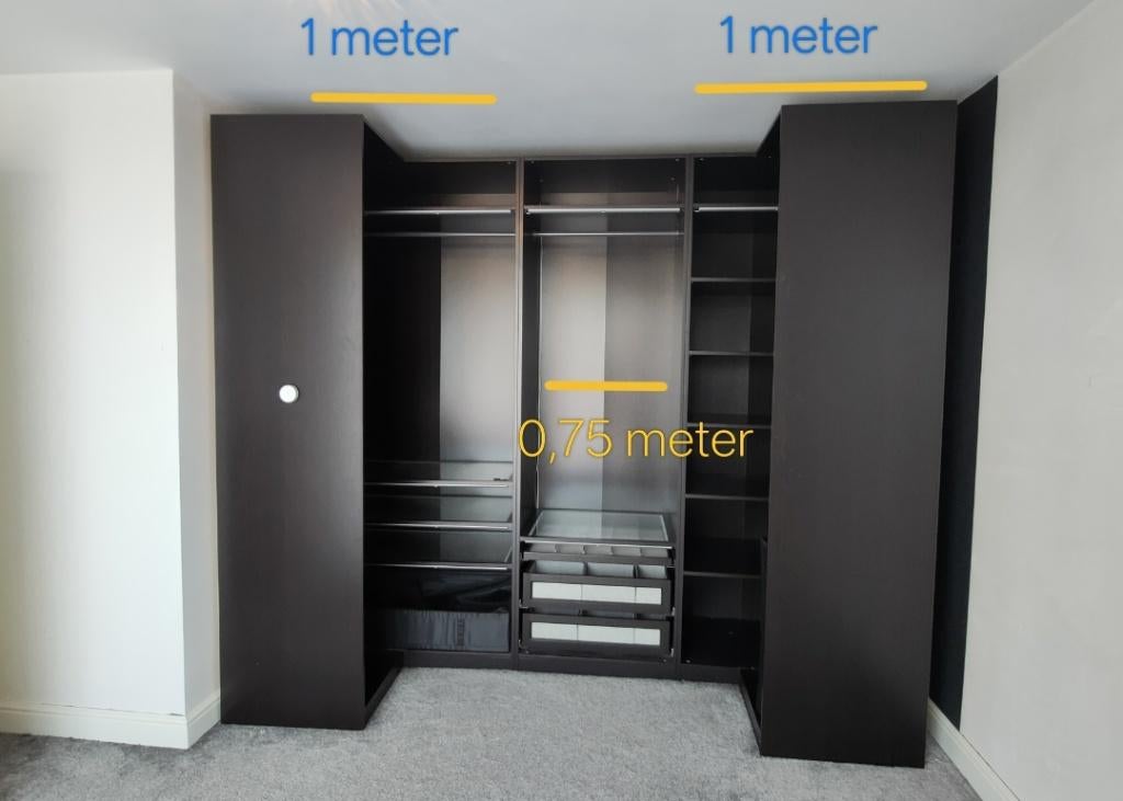 ✨ Mooie IKEA PAX kast met 2 hoekelementen te koop! ✨, Ophalen, Gebruikt, 50 tot 75 cm, 150 tot 200 cm