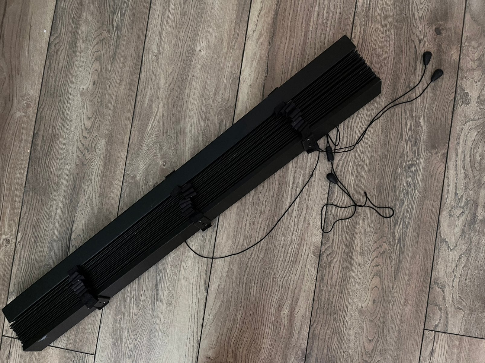 Zwarte jaloezie 95 cm x 99 cm, Ophalen, Jaloezie, Gebruikt, Zwart