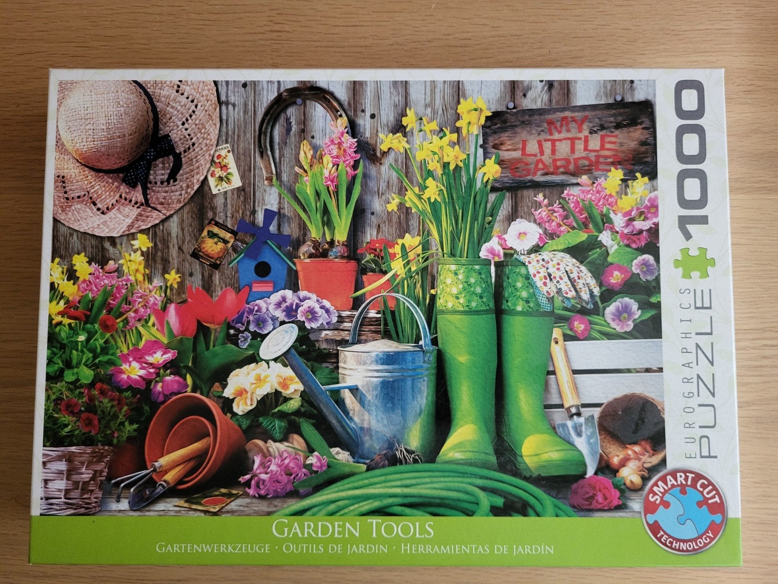 Eurographics Legpuzzel 'Garden Tools' 1000 stukjes, Ophalen of Verzenden, 500 t/m 1500 stukjes, Zo goed als nieuw, Legpuzzel