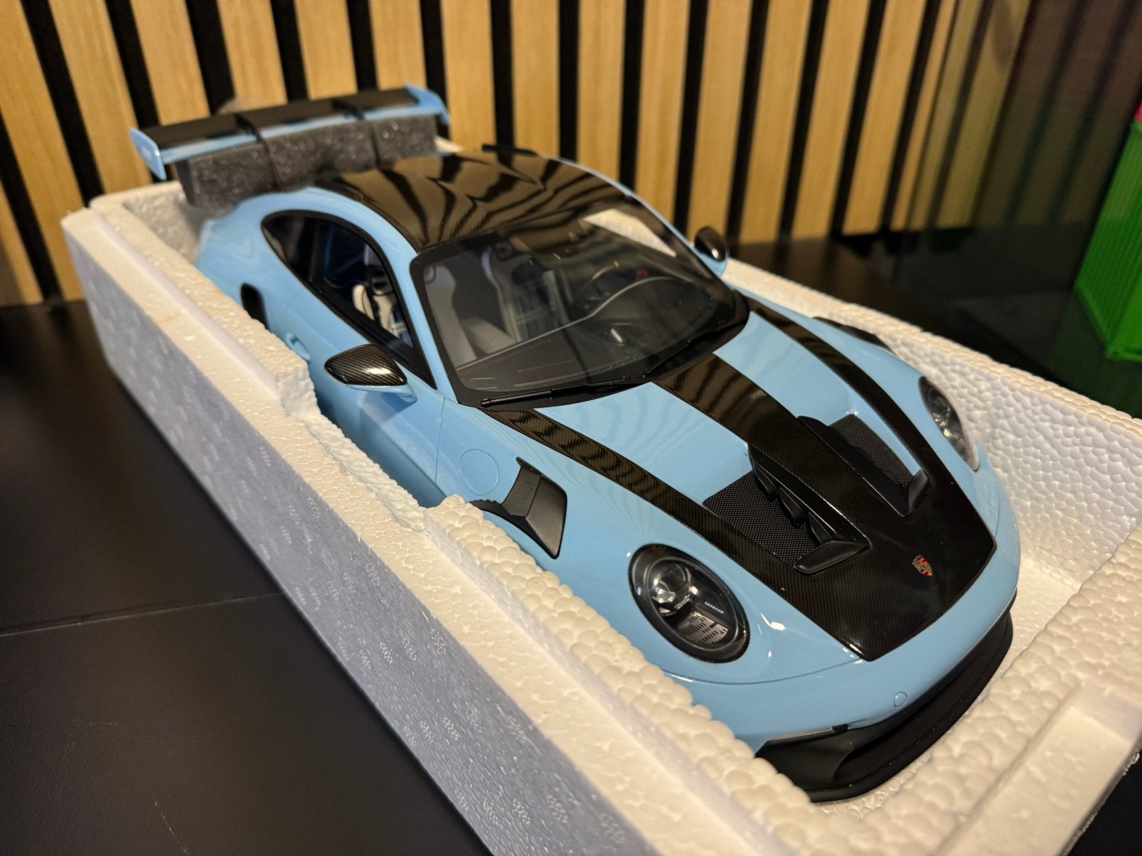 GT Spirit Porsche 991 GT3 RS 1:18 Blauw GT497 Nieuw, Ophalen of Verzenden, Nieuw, 1:9 t/m 1:12, Auto