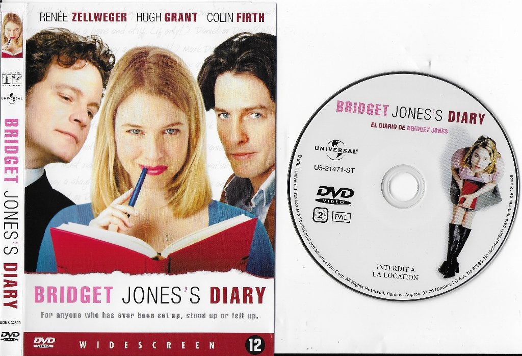 Dvd bridget jone;s diary, Vanaf 12 jaar, Ophalen of Verzenden, Zo goed als nieuw