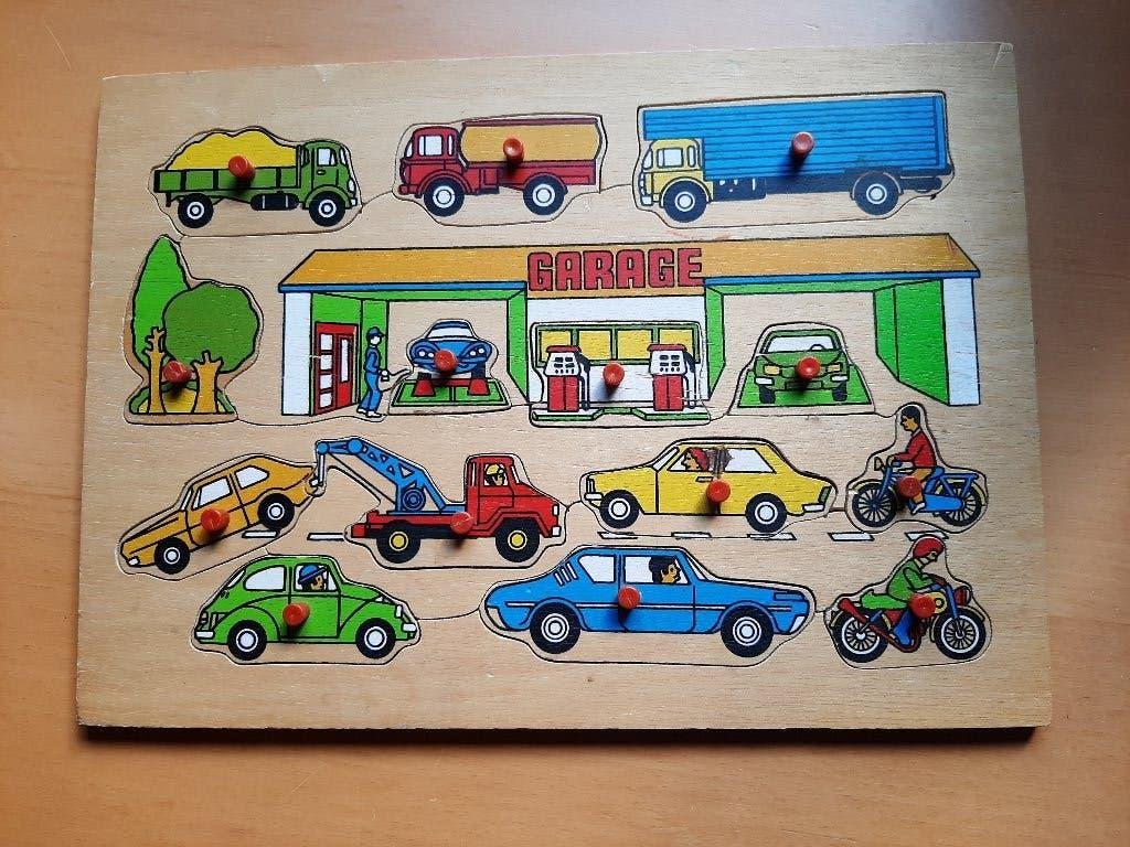 oude legpuzzel, Ophalen, Gebruikt