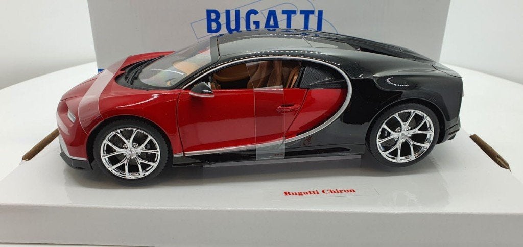 Bugatti Chirion rood-zwart, Auto, Bburago, Bburago, Nieuw