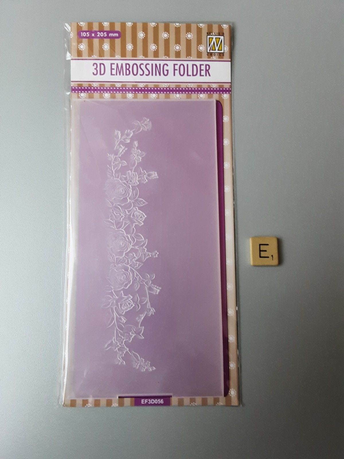 Nellie's Choice 3D embossing folder EF3DO56, Hobby en Vrije tijd, Ophalen of Verzenden, Zo goed als nieuw, Frame of Mal