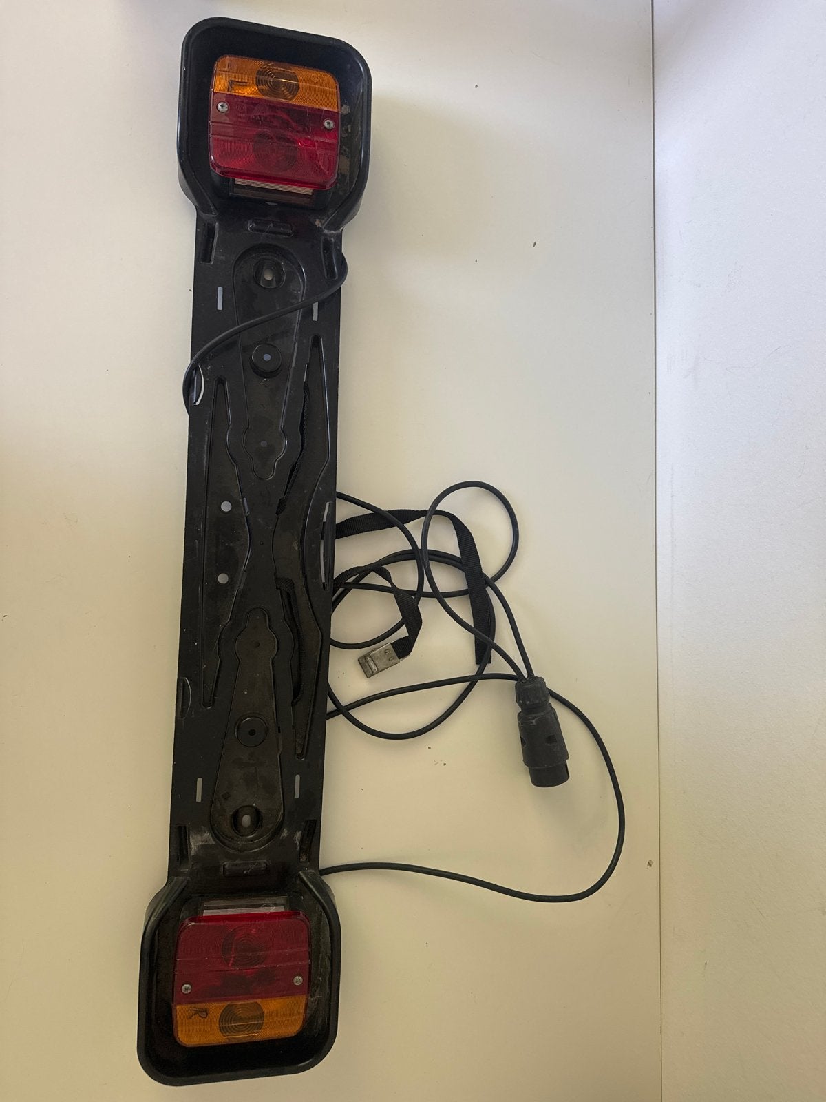 Kentekenplaathouder met verlichting voor fietsendrager, Ophalen of Verzenden, Gebruikt