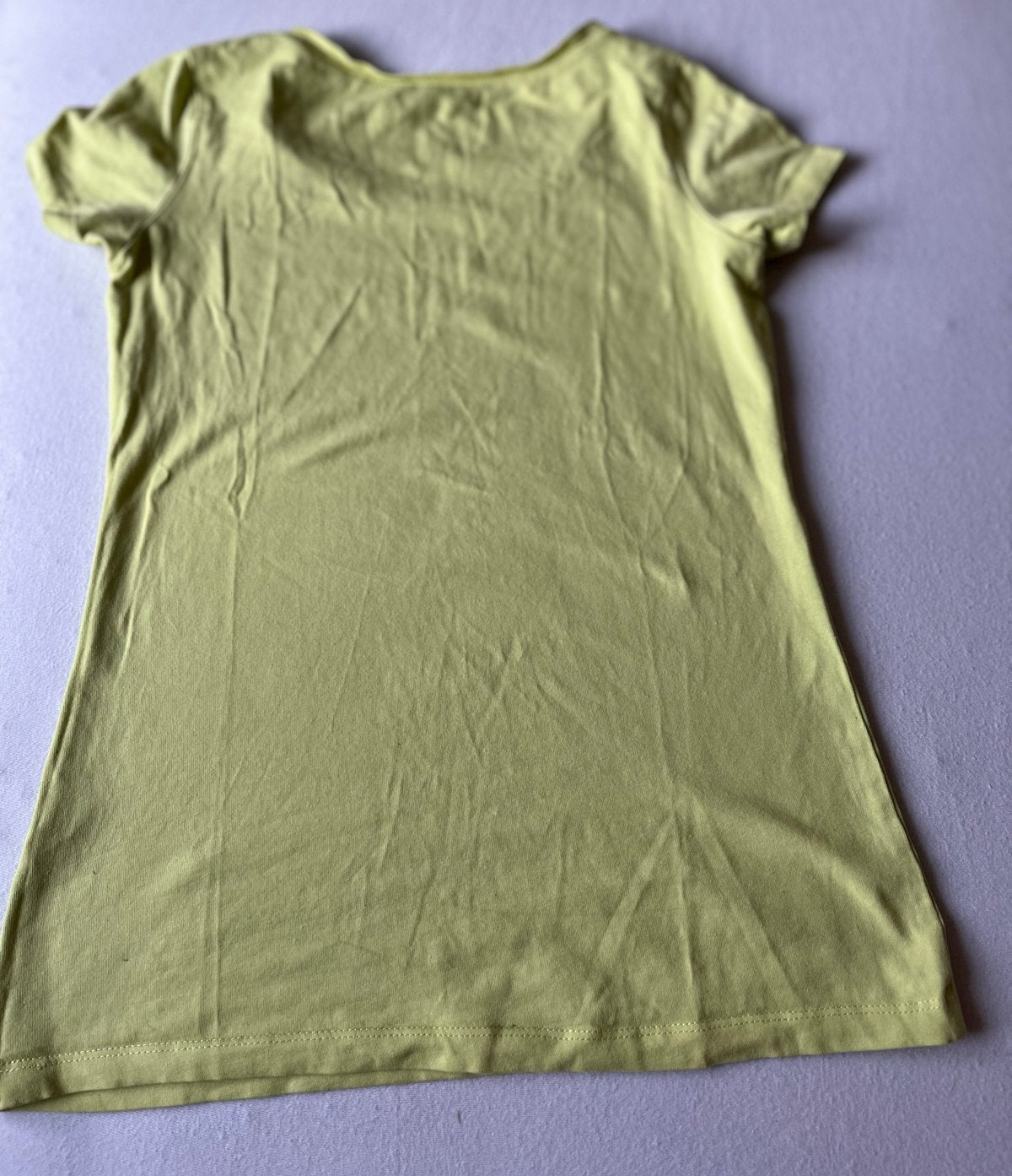 Hema T-shirt, maat S, lime, Ophalen of Verzenden, Zo goed als nieuw, Korte mouw, Maat 36 (S)
