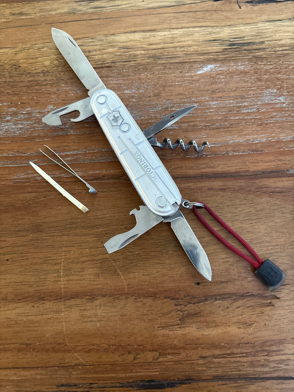 Victorinox Spartan Transparant Zilver Zakmes, Ophalen of Verzenden, Gebruikt