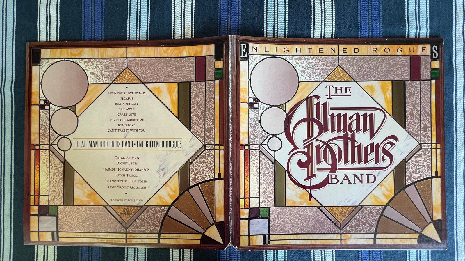 The Allman Brothers Band - Enlightened Rogues LP (1979), Ophalen of Verzenden, Gebruikt, 12 inch, Overige genres