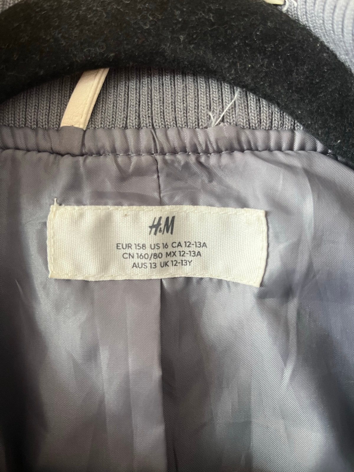 H&M Varsity Jas Maat 158 (12-13 jaar), Ophalen of Verzenden, Zo goed als nieuw, Jongen of Meisje, Jas