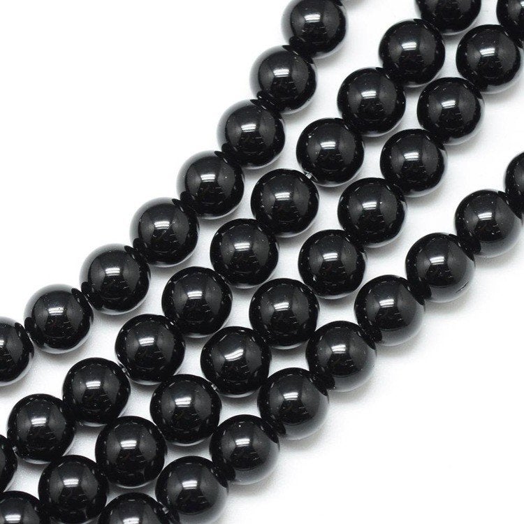 Vanaf € 1,25 Snoer blackstone 4, 6, 8 en 10 mm., Kraal, SINO-SEAR GmbH, Feuerbachstrasse11, Potsdam, Germany, Nieuw