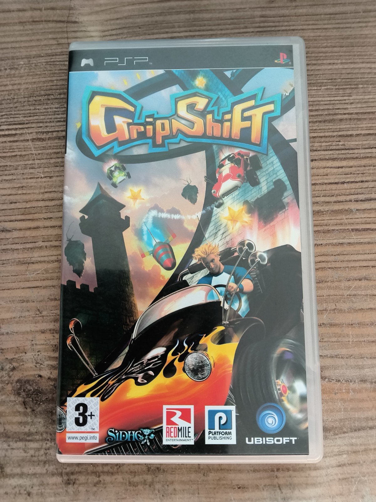 GripShift PSP - Race- en puzzelgame, Gebruikt, Racen en Vliegen, 2 spelers, Ophalen of Verzenden