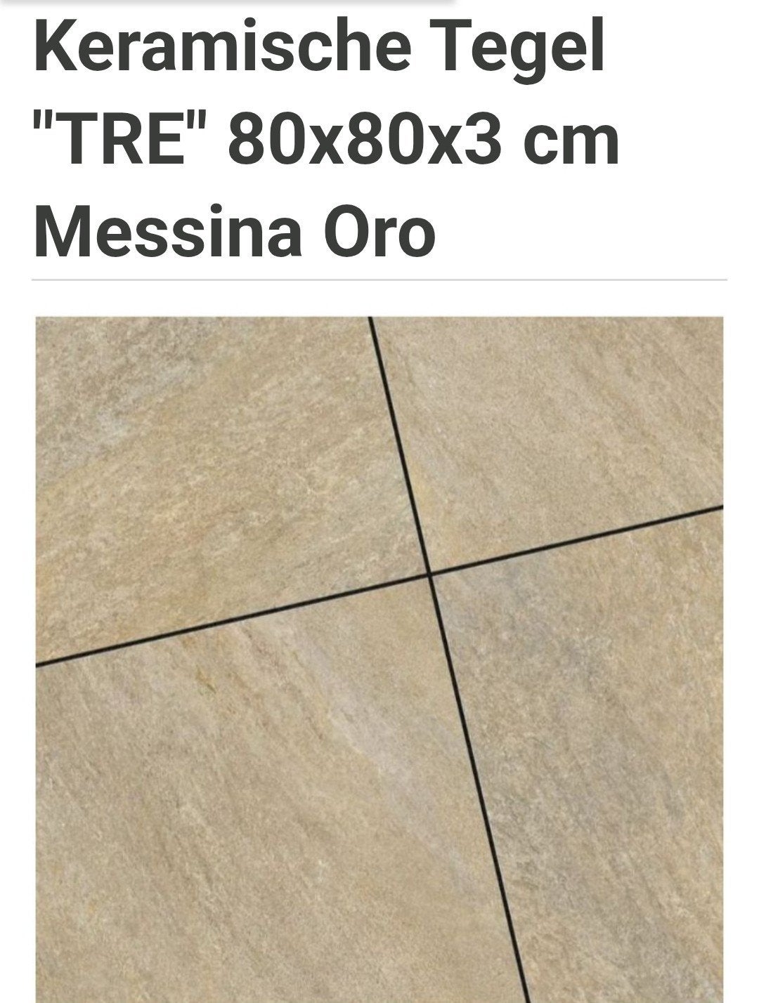 Nieuwe keramische tegels Messina Oro, Doe-het-zelf en Verbouw, Tegels, Ophalen, 60 cm of meer, Nieuw, Minder dan 5 m²