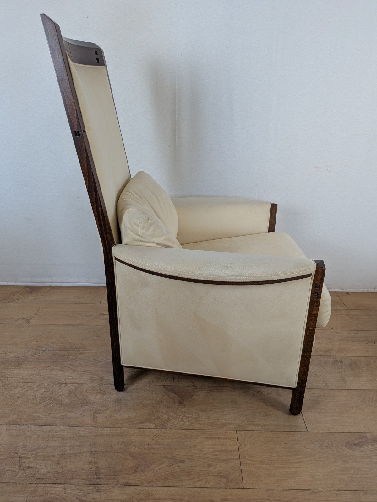 Giorgetti Galaxy High Back fauteuil + poef – Umberto Asnago, Huis en Inrichting, Gebruikt, Ophalen of Verzenden, Nvt, Eén
