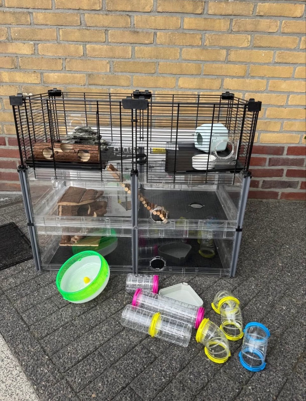Ferplast multipla hamsterkooi, Ophalen, Zo goed als nieuw, Kooi, Hamster