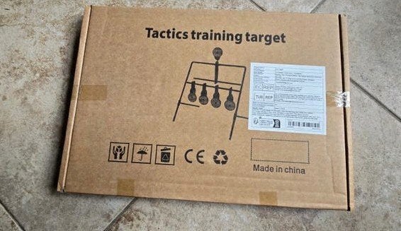Tactics training target luchtdruk pistool buks, Sport en Fitness, Ophalen of Verzenden, Nieuw