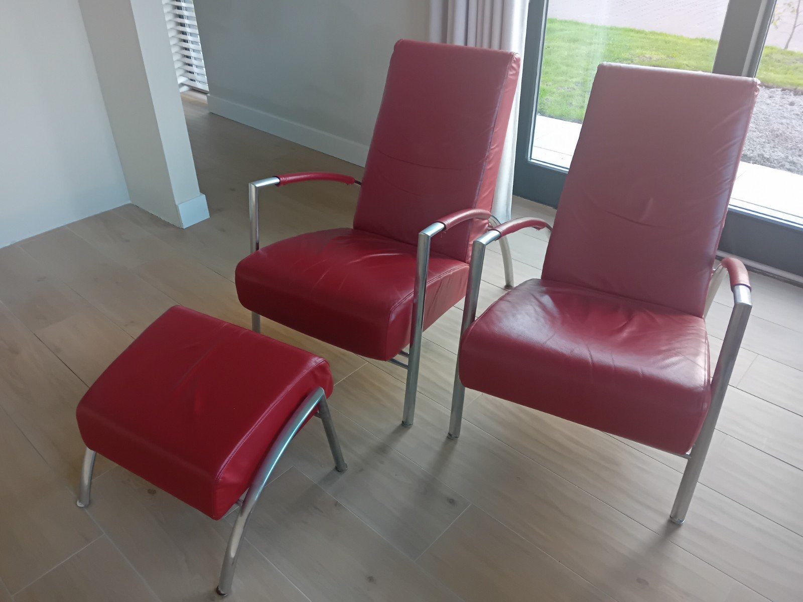 harvink design stoelen, Ophalen of Verzenden, Zo goed als nieuw, 50 tot 75 cm, Leer