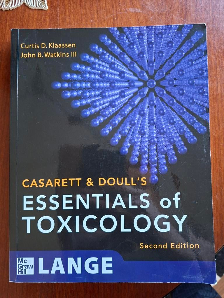 Casarett & Doull's Essentials of Toxicology - 2e editie, Gelezen, Curtis D. Klaassen, John B. Watkins III, Beta, HBO