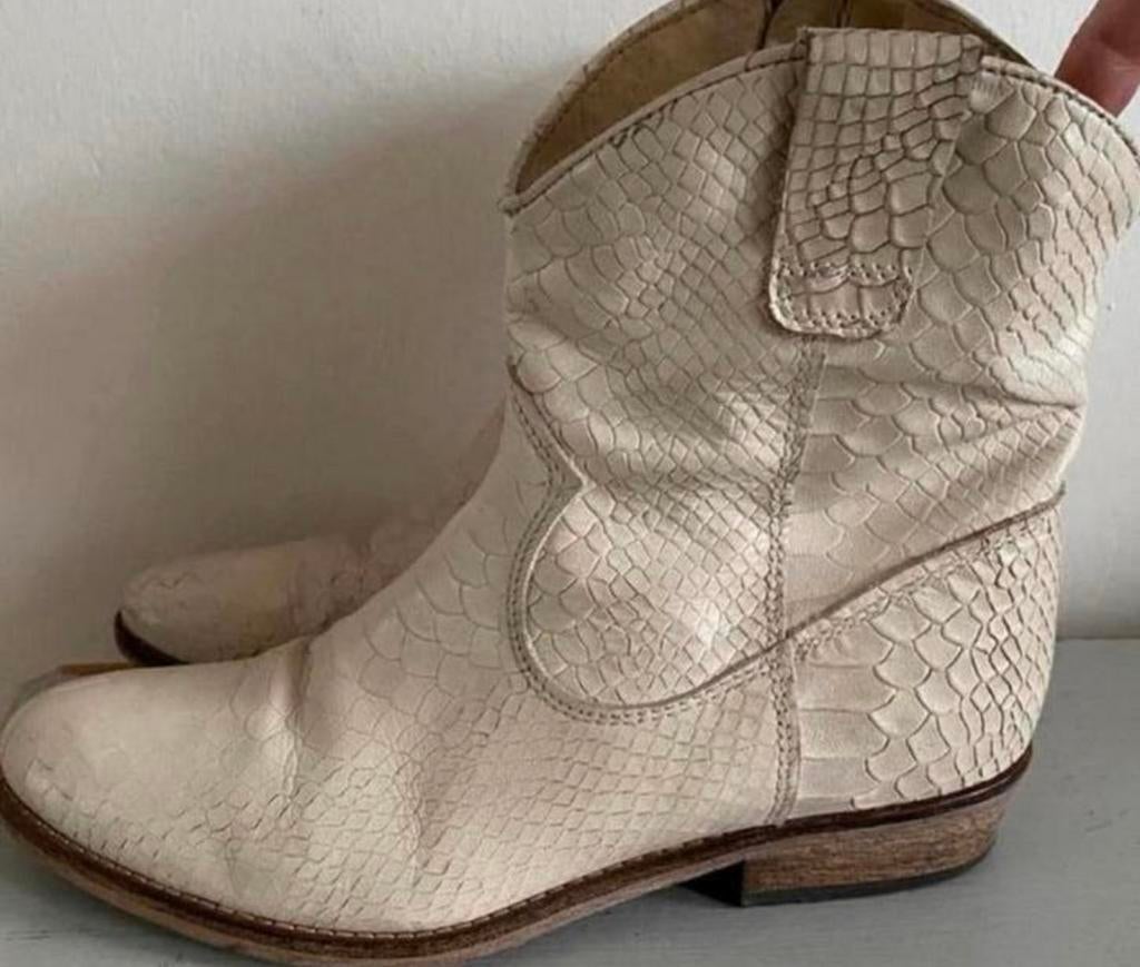 Sacha leren enkel-laarsjes maat 39, Kleding | Dames, Ophalen of Verzenden, Zo goed als nieuw, Overige kleuren