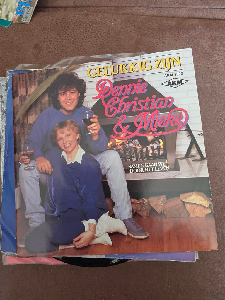 Peppie, Christian & Mieke -Gelukkig Zijn / Samen Gaan We Do, Gebruikt, Fotohoes, 7 inch, 1980 - 1989