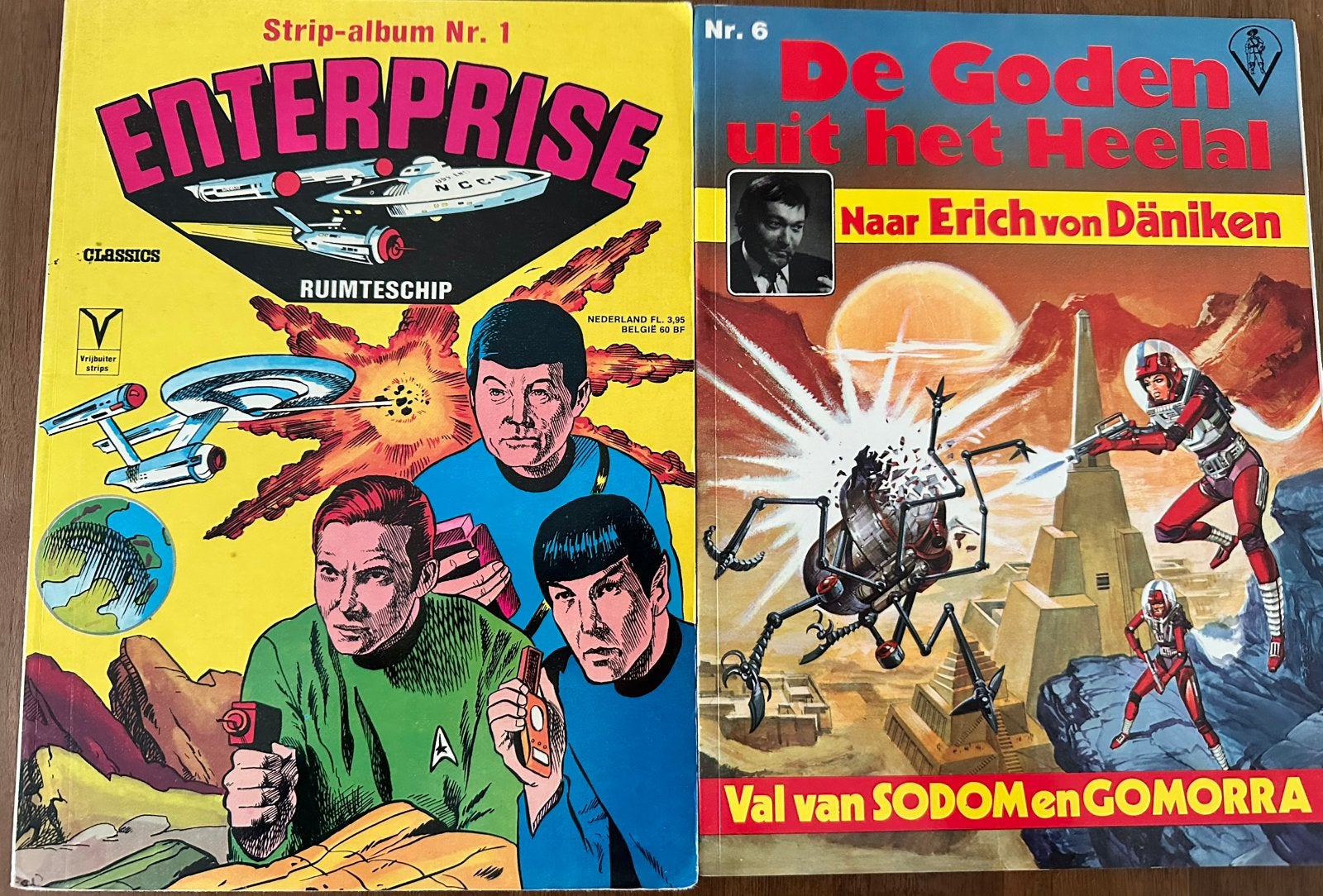 Stripboeken: Enterprise en De Goden uit het Heelal, Boeken, Stripboeken, Meerdere stripboeken, Ophalen of Verzenden, Gelezen