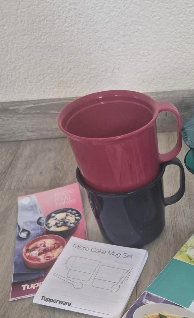 Cake Mug set, Ophalen of Verzenden, Zo goed als nieuw, Beker of Kan
