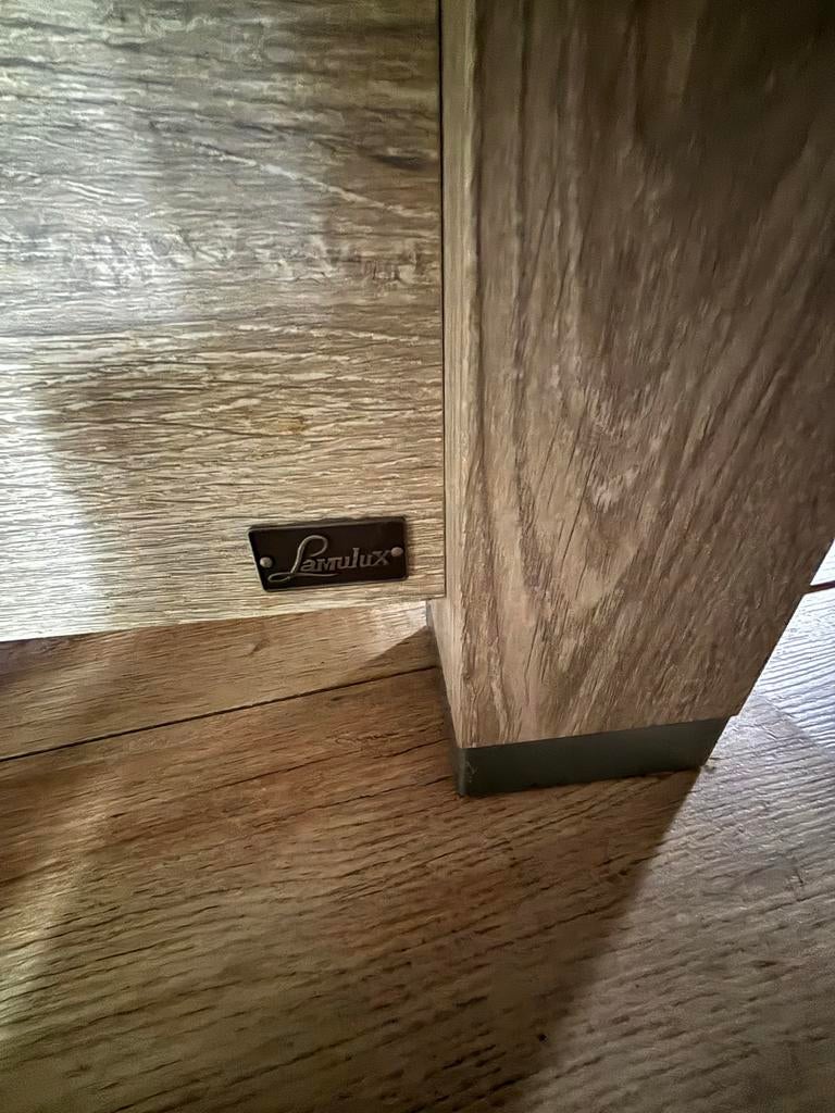 Lamulux TV-meubel met opbergruimte, Ophalen, Eikenhout, 150 tot 200 cm, Zo goed als nieuw