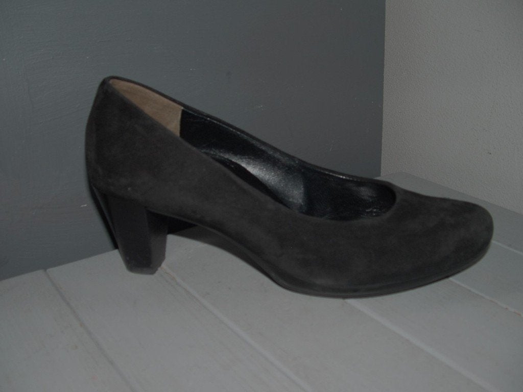 Paul Green suede zwarte pump mt 5 - maat 38  NOOIT GEDRAGEN!, Pumps, Zwart, Ophalen of Verzenden, Zo goed als nieuw