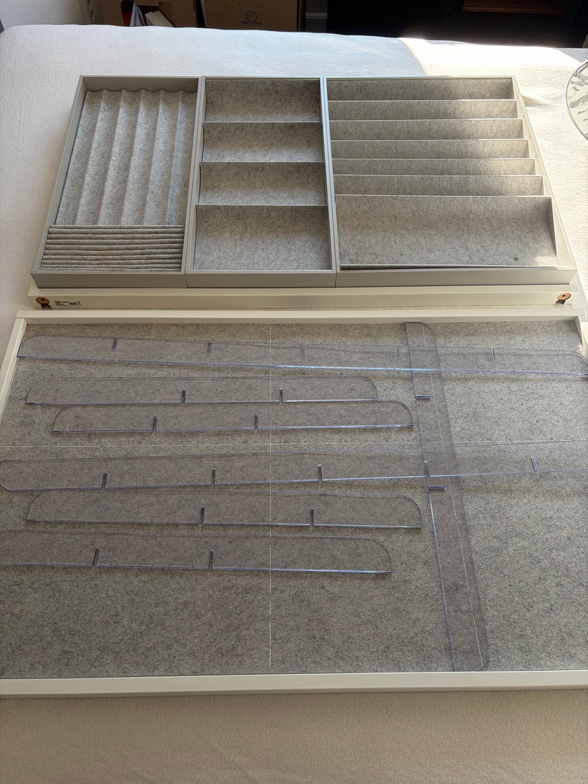 2x IKEA Komplement uittrekbare plank voor sieraden, Huis en Inrichting, Kasten | Kledingkasten, Gebruikt, Minder dan 100 cm, 100 tot 150 cm