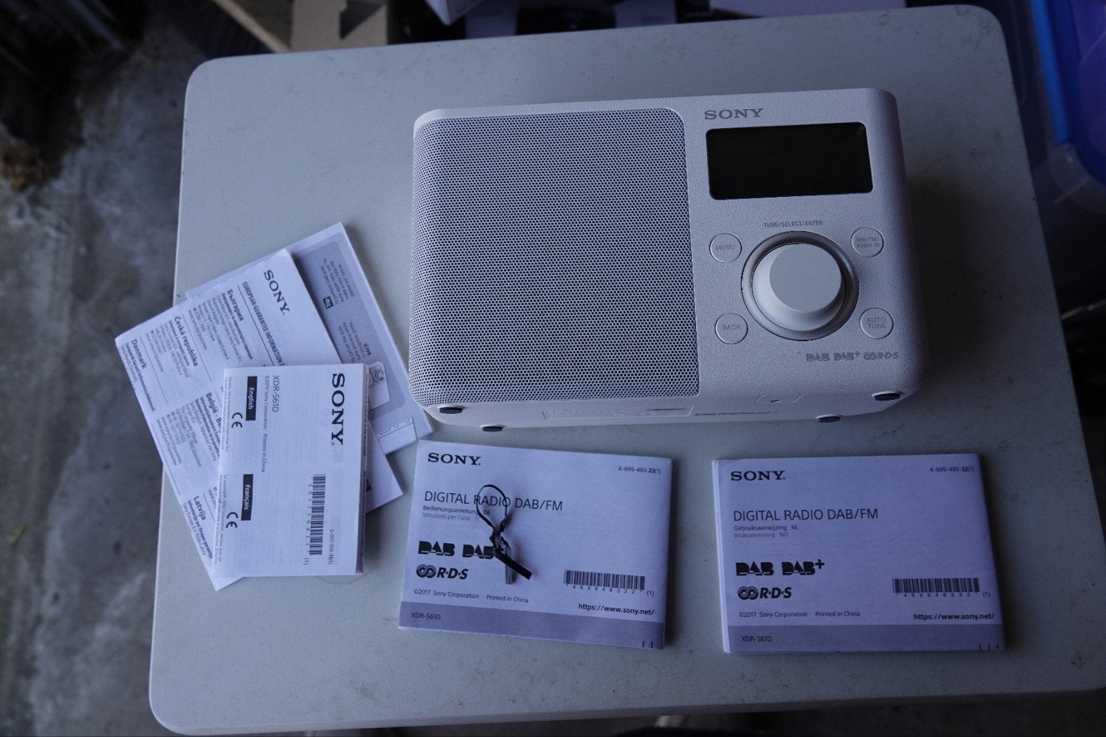 Sony XDR-S61D DAB/FM Digitale Radio - Zo goed als nieuw, Audio, Tv en Foto, Radio's, Ophalen, Zo goed als nieuw, Radio