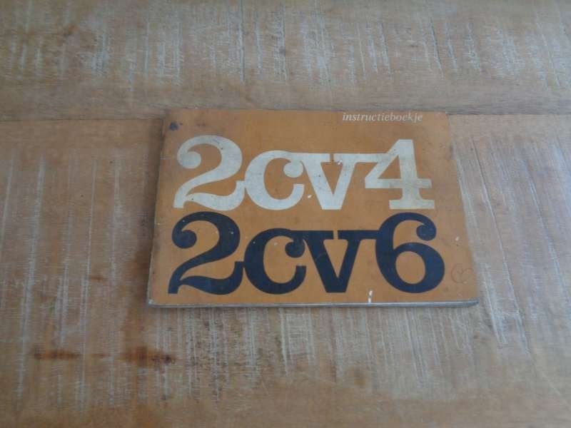 Citroen 2CV4-2CV6 Handleiding - Instructieboekje - Nederland, Verzenden