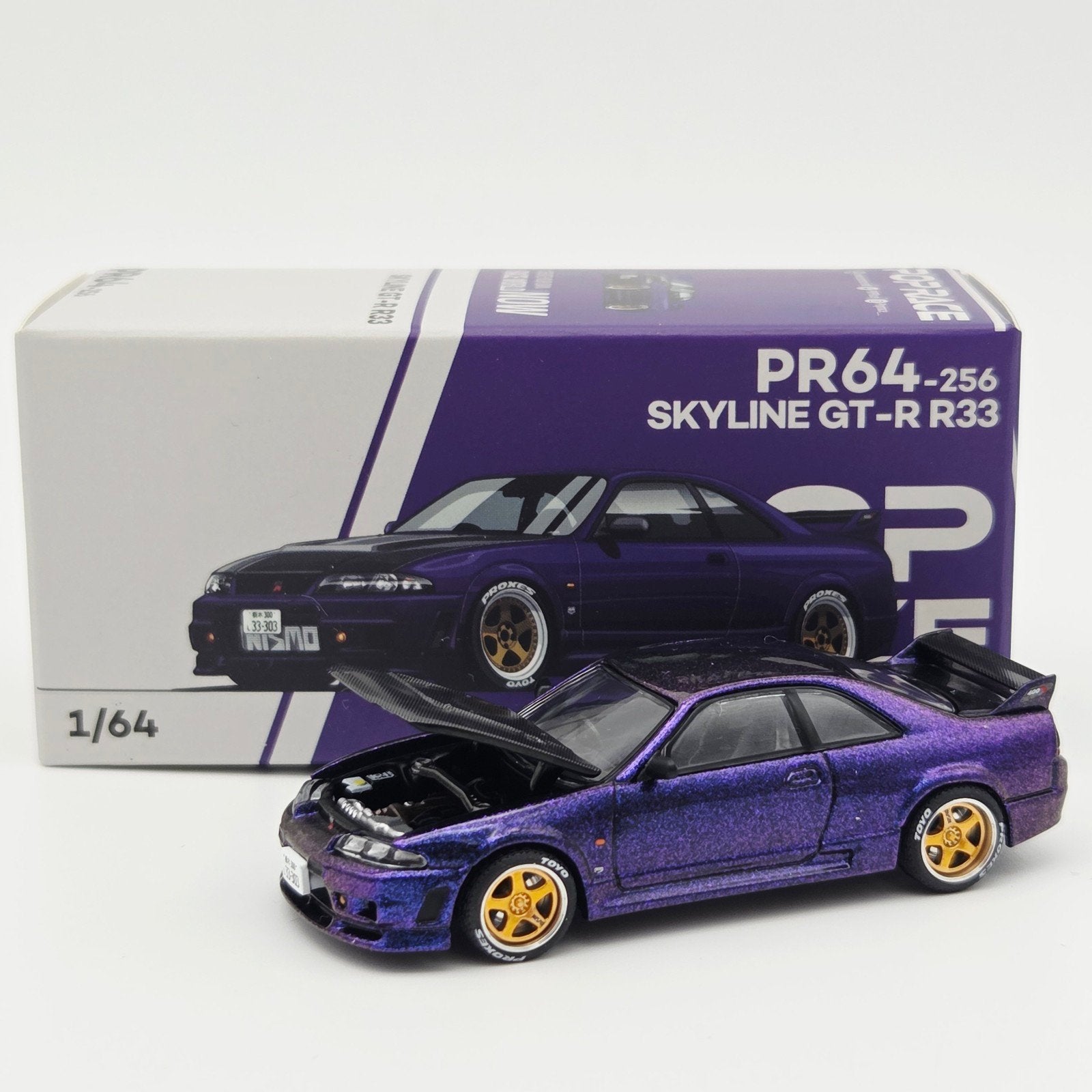 Pop Race – Skyline GT-R R33 Nismo, midnight purple, Mymodelcar@outlook.com, Auto, Ophalen of Verzenden, Pop Race