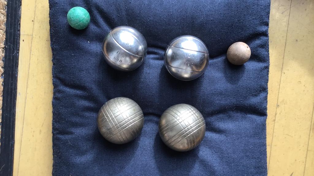 Vintage Jeu de boules ballen, Ophalen, Gebruikt