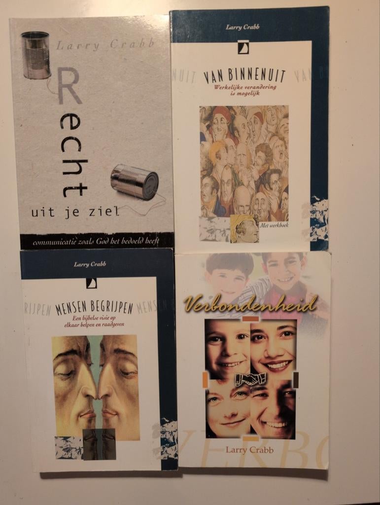 Collectie Larry Crabb boeken, Boeken, Ophalen of Verzenden, Gelezen, Larry Crabb, Christendom | Protestants