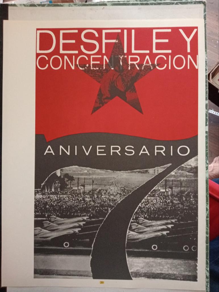 Affiche Cuba 1970, Verzamelen, Ophalen of Verzenden, Gebruikt, A1 t/m A3, Film en Tv